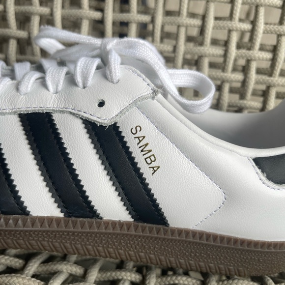 Adidas Samba OG Cloud White and Black Womenβs 9 Shoes Sneakers - Picture 9 of 15